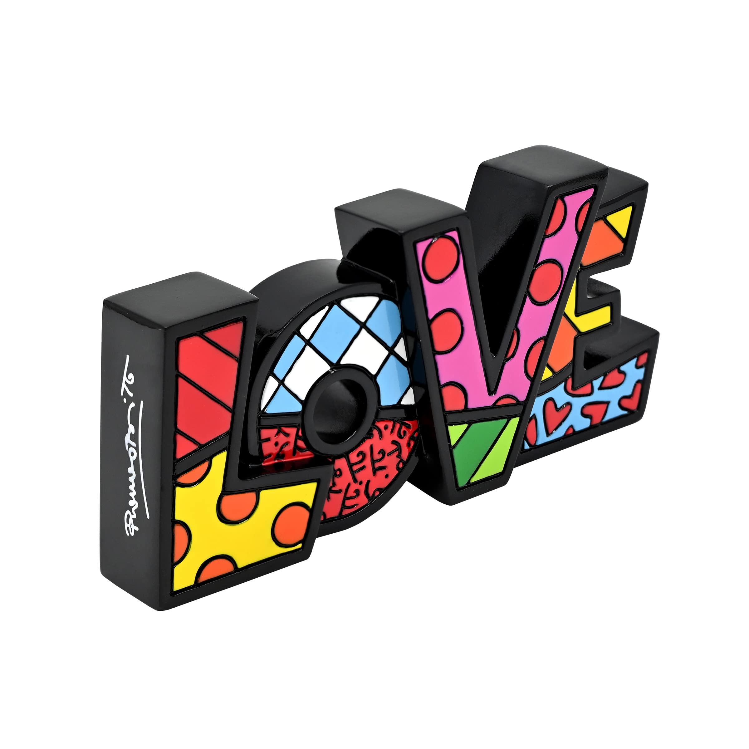 Britto Collectible Word Figurine - Colorful Pop Art 3D Letters